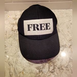 wilfred free, Embroidered Baseball Hat, Black/White, ONE SIZE.